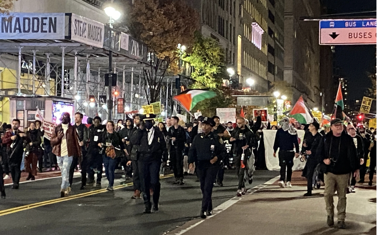 Amid the ongoing Israel-Hamas conflict, the unstable environment has inspired numerous protests worldwide, including in Midtown Manhattan.